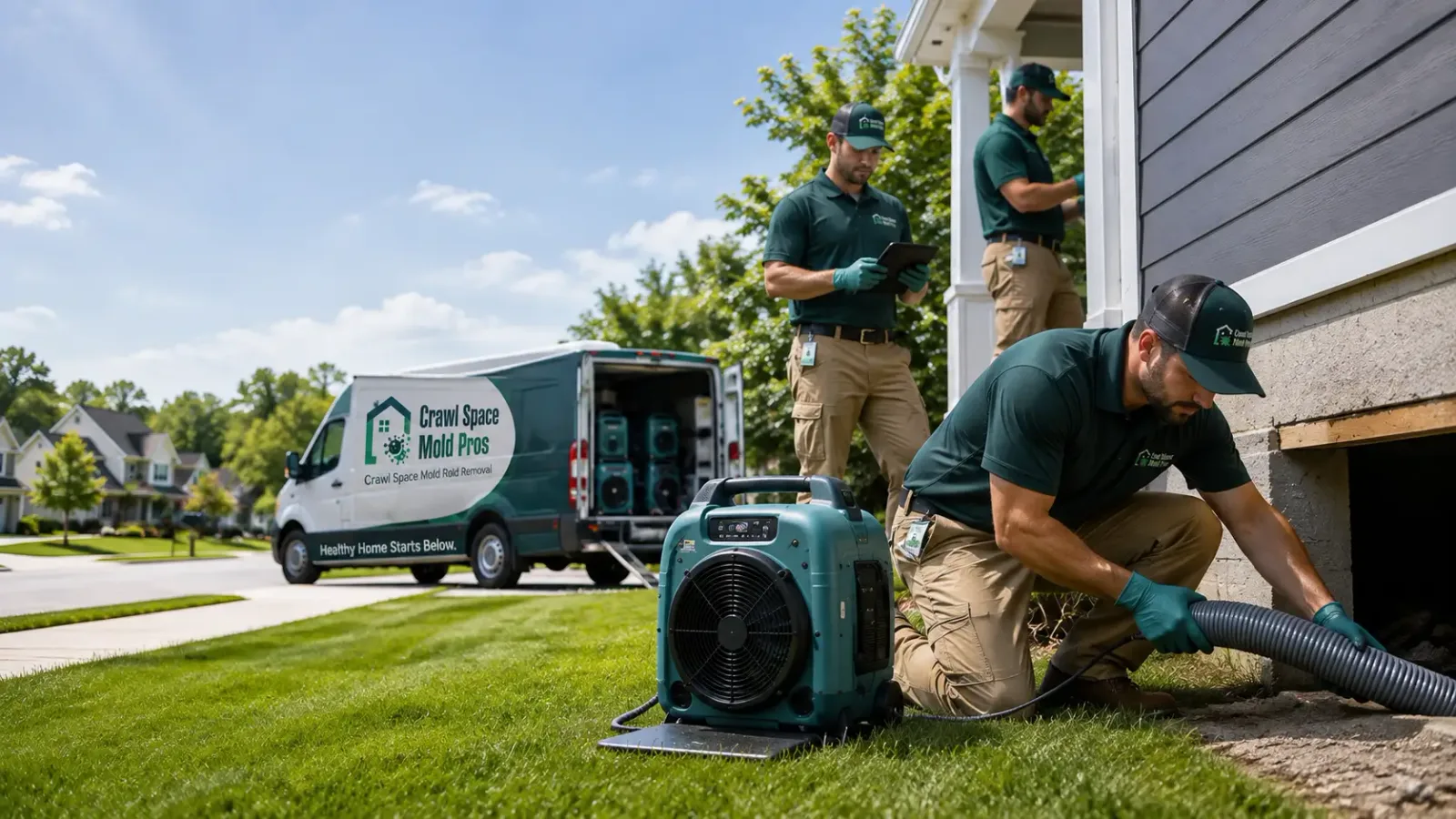 Crawl Space Mold Removal in Brighton, IA